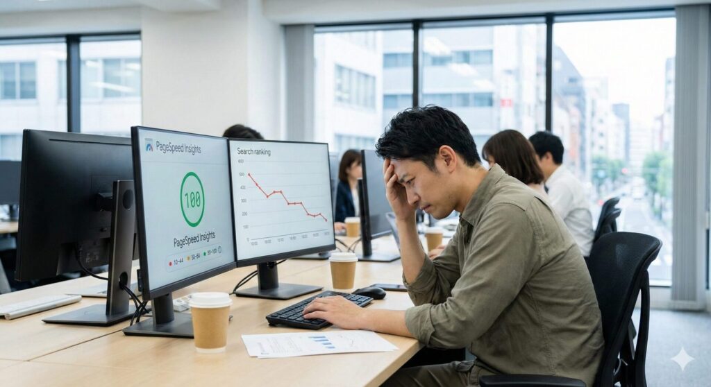 オフィスで働く人々の風景