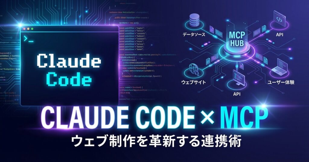Claude Code × MCP ウェブ制作を革新する連携術
